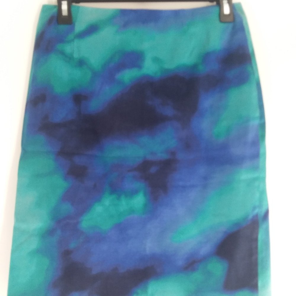 Joneswear Stretch Blue & Turquoise Skirt Size 4